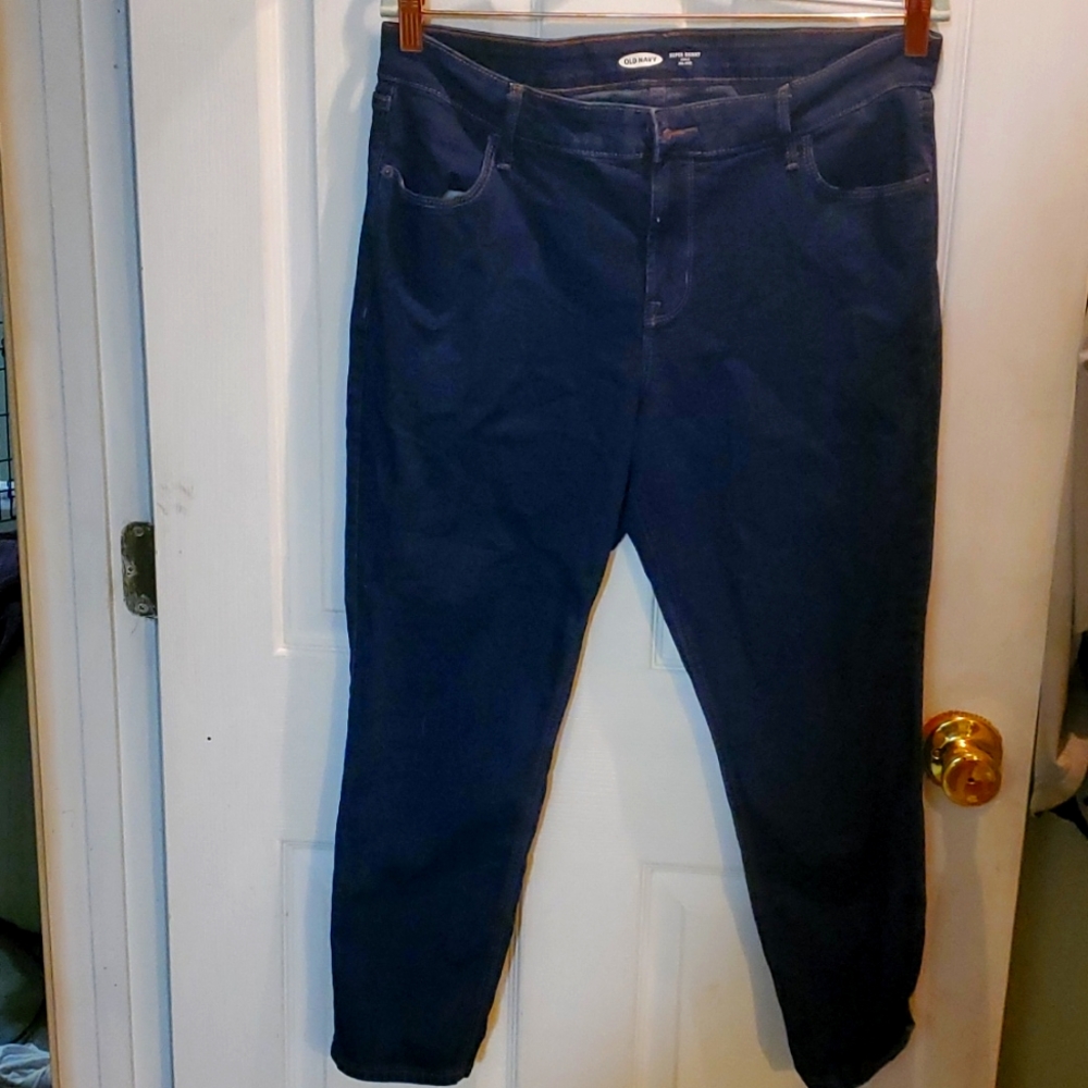 Old Navy Super Skinny Ankle Mid Rise Jean